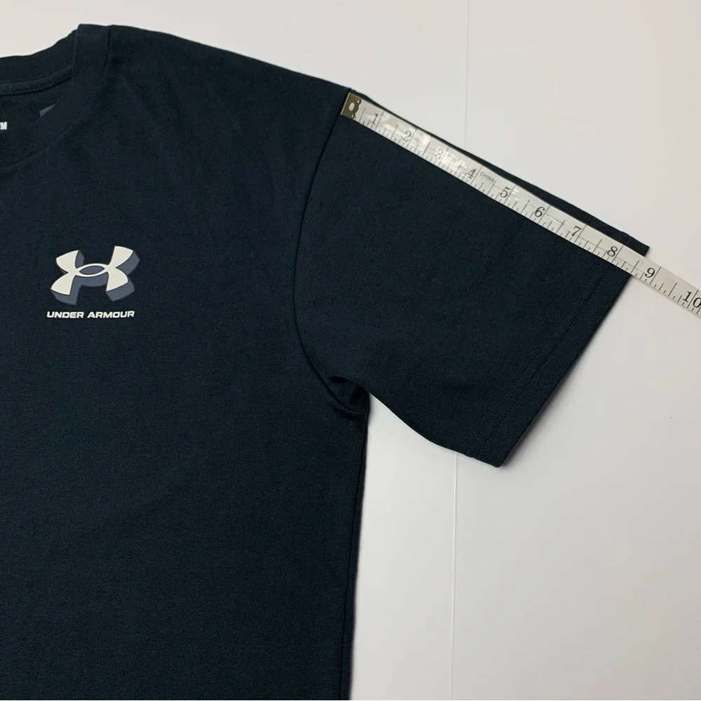 Under Armour Oversized T-Shirt Black Loose Fit Tee Mens Size Medium Brand New - Picture 7 of 8